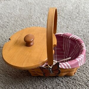 Longaberger Handwoven Tan Basket